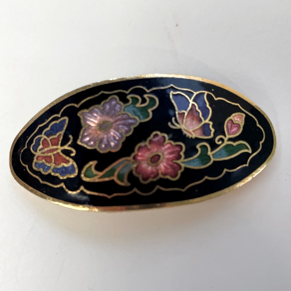 Cloisonné Scarf Buckle Holder